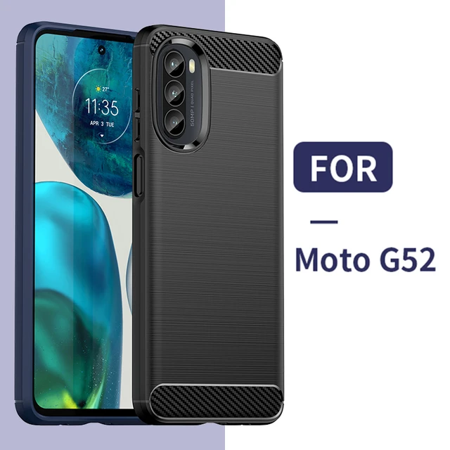Per Motorola Moto G52 custodia Motorola Moto G22 G52 Cover antiurto in  Silicone morbido TPU Cover posteriore per Motorola Moto G52 - AliExpress
