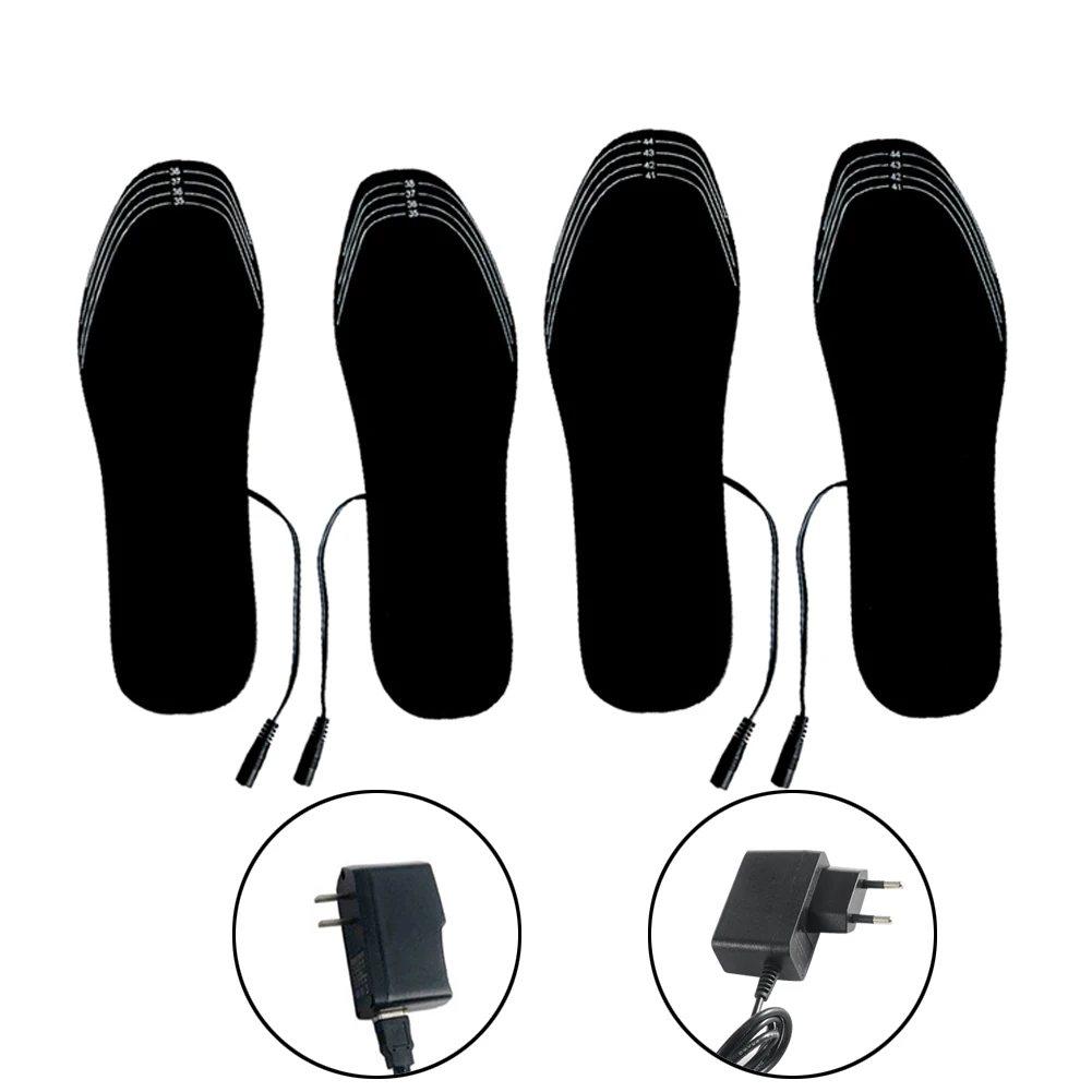 Winter Shoe Pads Electric Heated Thermal Insoles USB Rechargeable Shoes Inserts