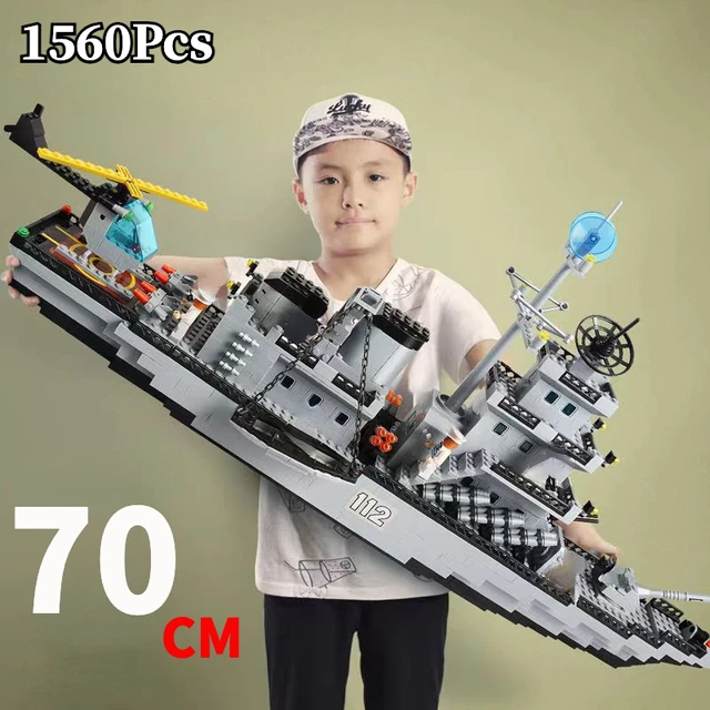 Ensemble de blocs de construction compatibles avec Lego, militaire