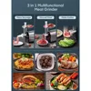 Electric Meat Grinder, Aiheal Stainless Steel Sausage Stuffer Maker with 2 Blades & 3 Plates,3 Sausage Stuffer Tubes & Kubbe Kit 2