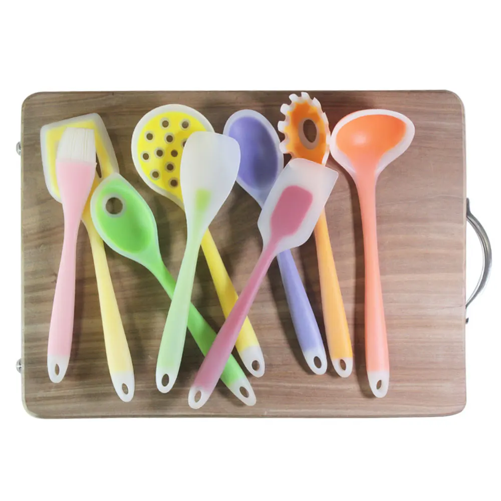 Cookware Nylon And Food Grade Silicone Kitchen Cooking Tools Spatula And Spoon Cooking Utensils Kitchenware 9 Style 1pc
