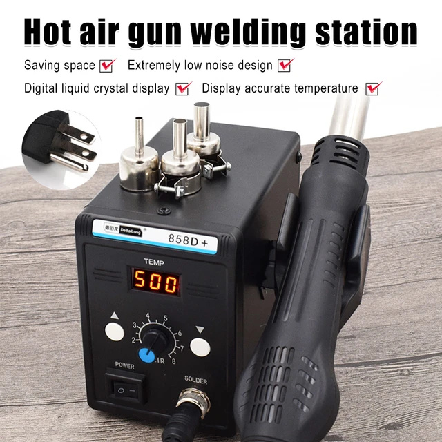 Hot Portable Digital Hair Dryer Heat Gun for Soldering Welding Desoldering  Repair Tools