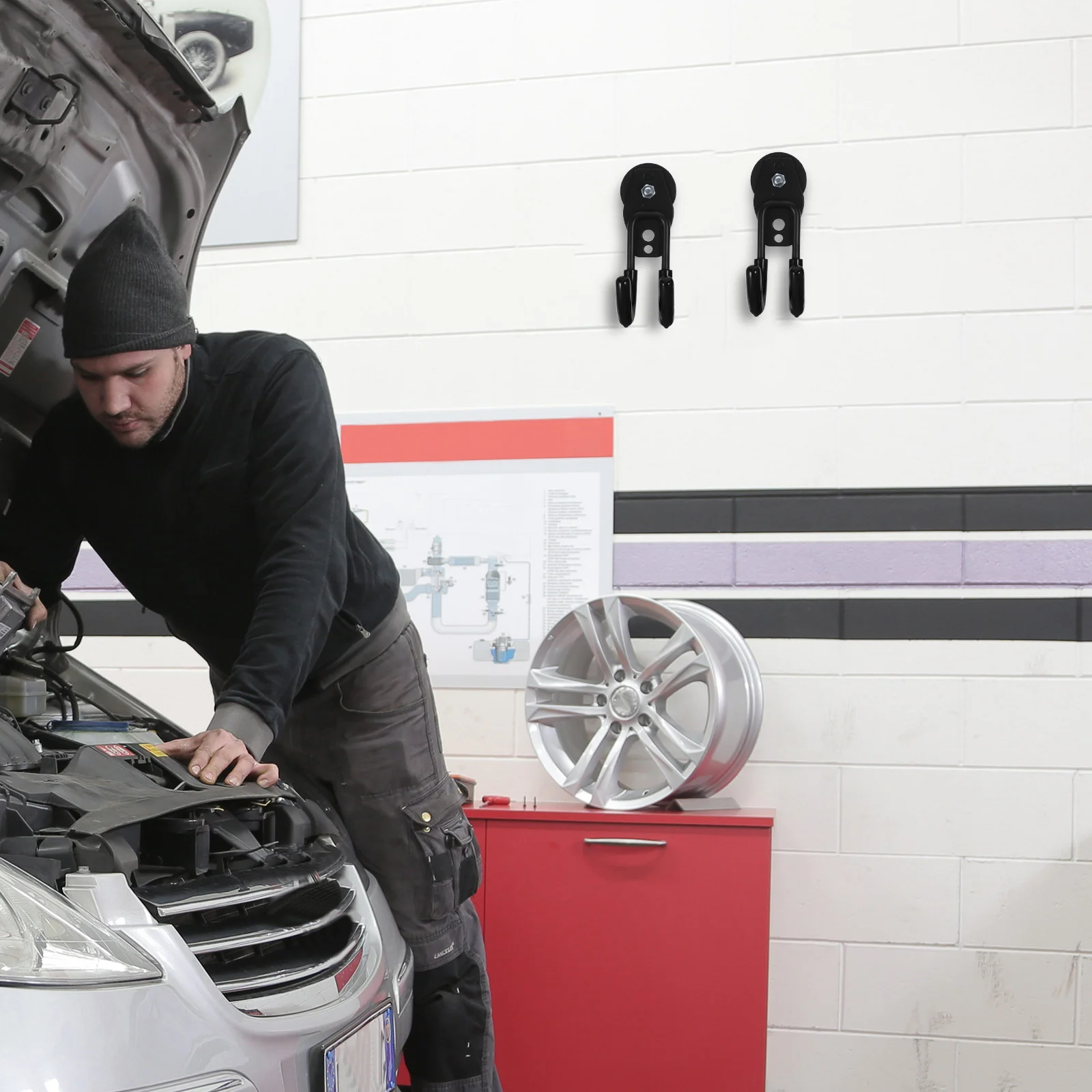 Рисунок 6 - Магнитные гаражные крючки