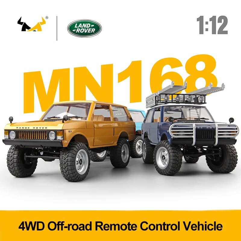 1/12 MN Model MN168 RC Car 2.4G Remote Control Crawler 4WD Electric Off Road Vehicle Climbing Car Toys for Children Adults 4
