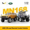 1/12 MN Model MN168 RC Car 2.4G Remote Control Crawler 4WD Electric Off Road Vehicle Climbing Car Toys for Children Adults 4