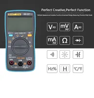 BSIDE Digital Multimeter Voltage Tester Multimetro With Continuity Frequency Resistance Capacitance Temperature Diode Test 2
