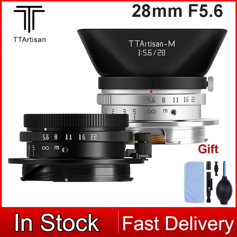 Ttartisan 28 Millimetri F5.6 Pieno Fame Dell'Obiettivo Di Macchina Fotografica Per Leica M-M M240 M3 M6 M7 M8 M9 M9P M10 Leica Lens