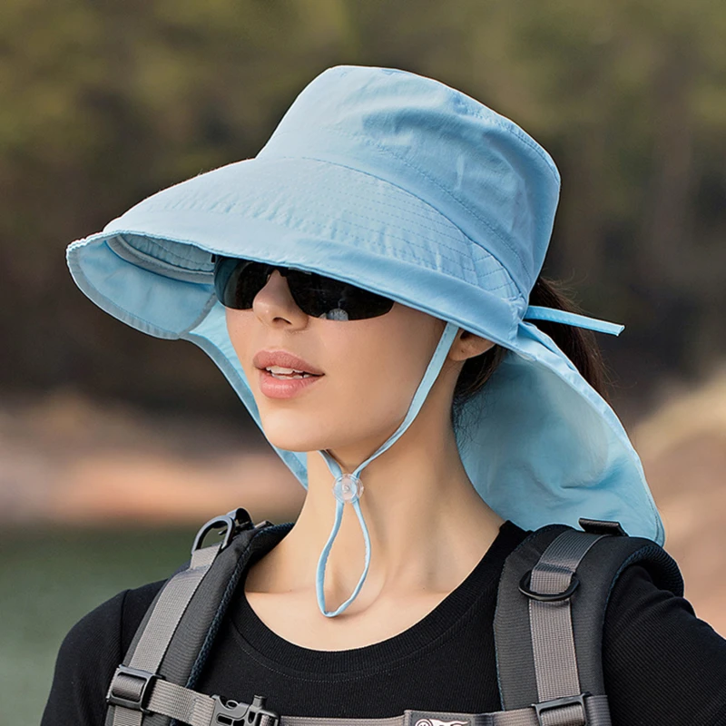 

Дизайнерская Легкая шляпа с козырьком для конского хвоста, летние Панамы для женщин с большими полями для защиты глаз от солнца, шляпа от солнца