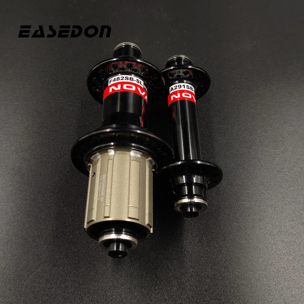 Light-Novatec-A291SB-SL-F482SB-SL-Road-Bike-V-Brake-Hubs-Front-QRx100mm ...