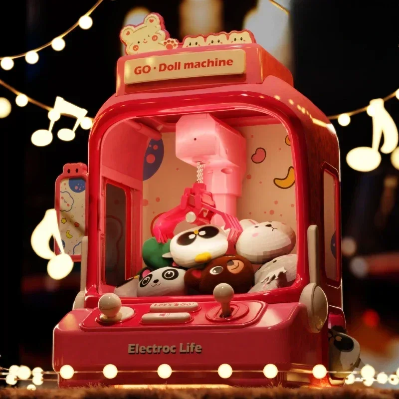 Capture Doll Toys Children's Claw Machine Christmas Gift Candy Catching Interactive Toy Game Console  Small Gaming Devices Boy 3