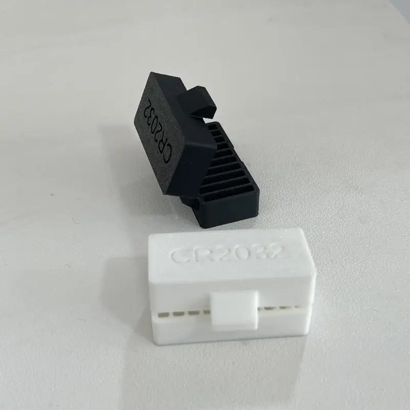 [YY999]10개의 서랍 슬롯이 있는 10홀 CR2032 버튼 배터리 홀더 - 소형 배터리용 휴대용 보관함, 손실 방지