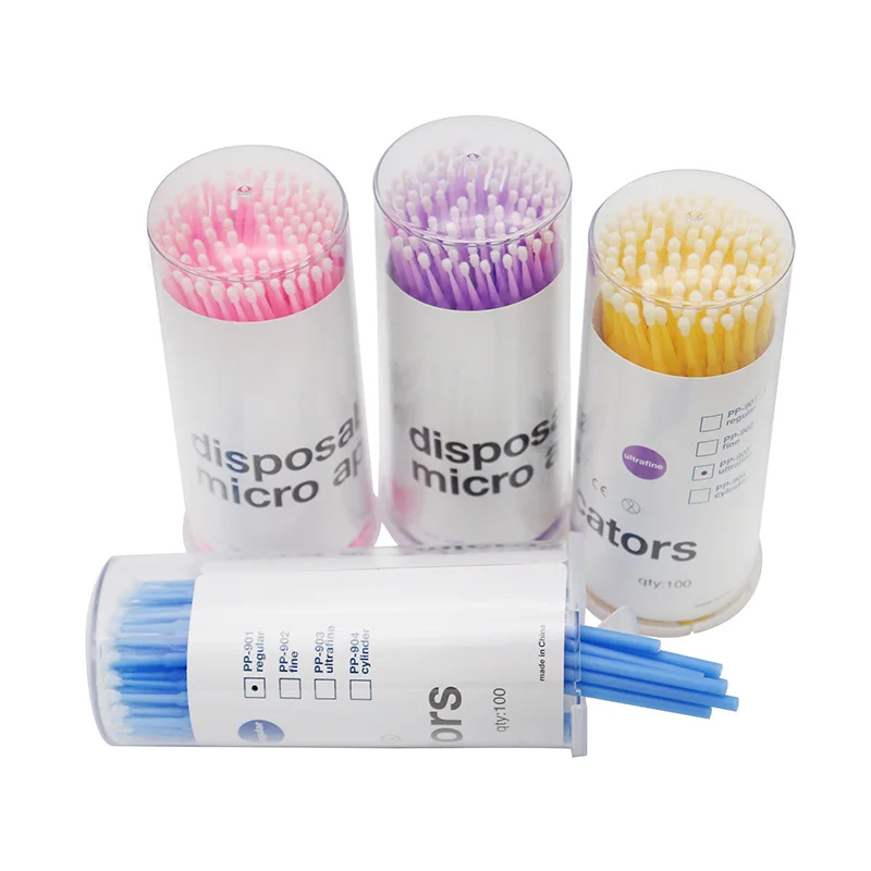 Eyelash Extension Cleaning Swabs 100PCS/Bottle Lash Lift Glue Remover Applicators Microblade Makeup Micro Brushes Tool makeup brush set makeup brush eyelashes brush eyelash removal brush eyelash cleaner brush eyelash brush makeup tool set makeup tool