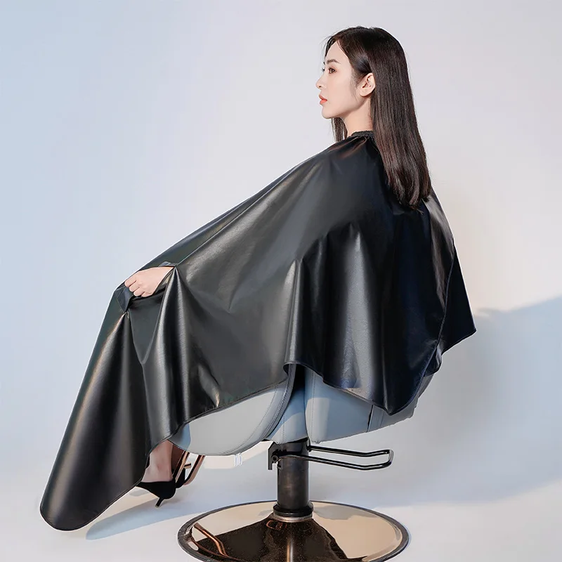 Waterproof Antifouling Hair Dyeing Cape Hidden Sleeves Coloring Gown Barber Haircut Cloth Antistatic Apron Wraps 1826 haircut cape hairdressing cape