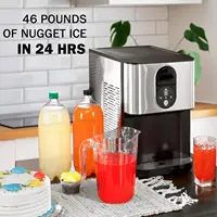 Chef Self Dispensing Nugget Ice Maker Countertop, 46LB Per Day Automatic Chewable Ice, 1.8LB Per Hour 2