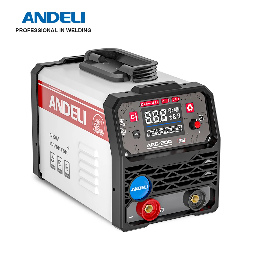 ANDELI 110/220V ARC Welding Machine IGBT LCD Display 180A Inverter Welder Iron Electric Welding Equipment for Household 5