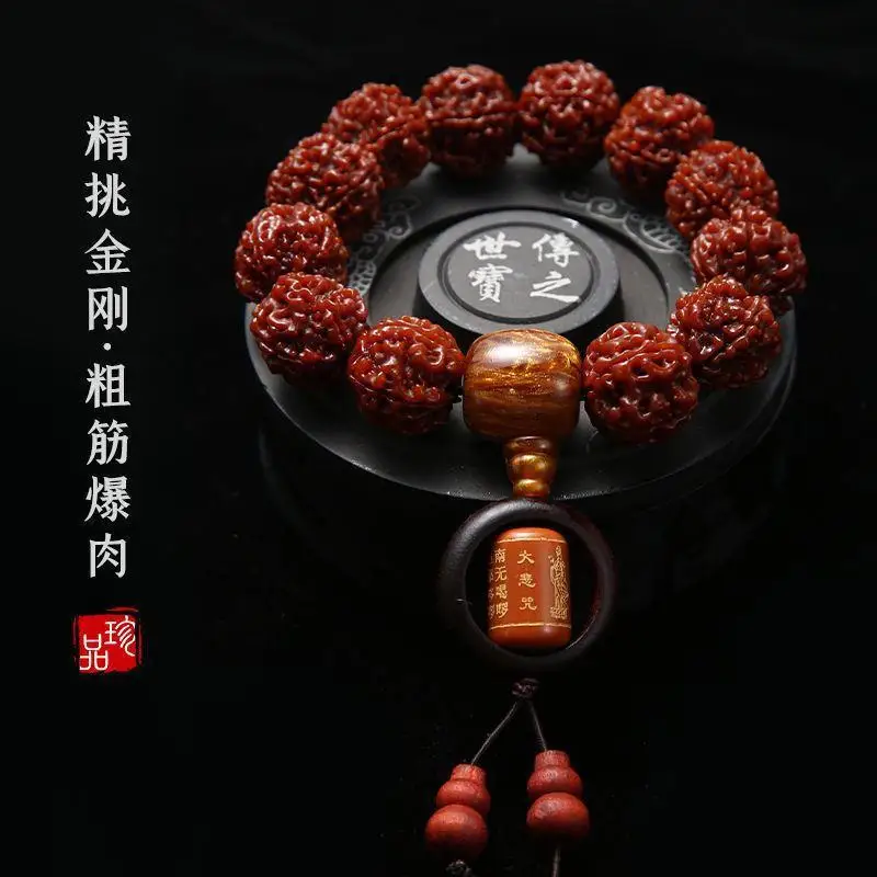 

Непал пять лиц шесть лепестков большой Rudraksha Будда бусины для коллекционирования-Автограф Бодхи мужской браслет женский браслет