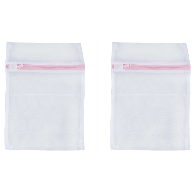 

2 шт., сетчатый мешок для стирки белья, 23 см на 30 см