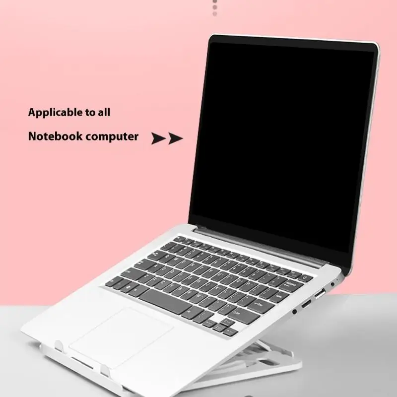 Portable and Adjustable Laptop Stand with 360-Degree Rotating Base