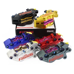 40mm Pitching Disc Caliper Motorcycle 4 Piston 4*30mm CNC Disks Caliper Pump For  Yamaha Kawasaki Suzuki Modify Hf6 Frando