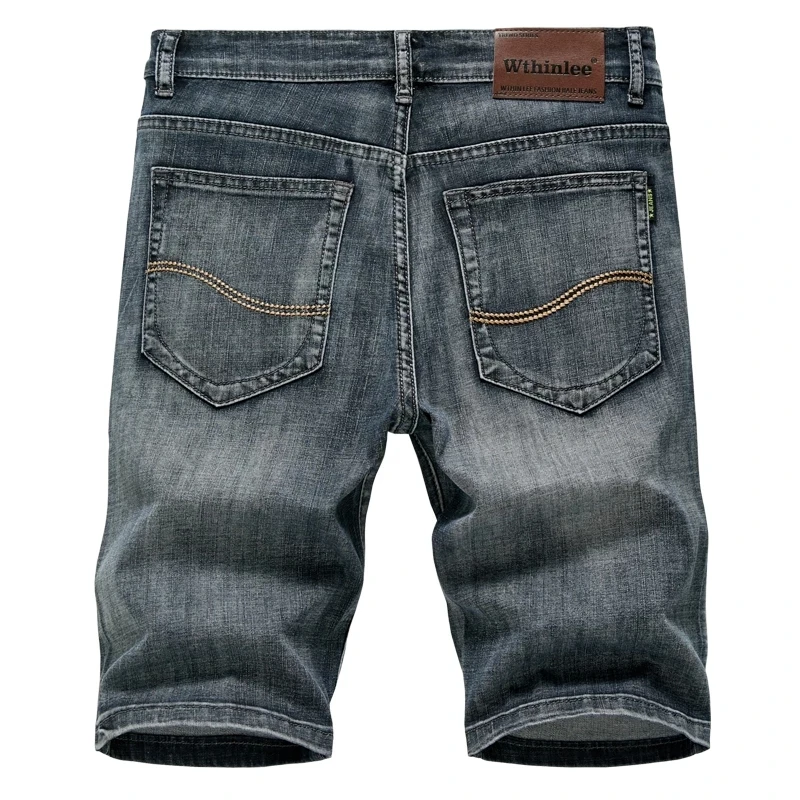 2023SummerMenSSlimDenimShortsBusinessCasualFashionLoose