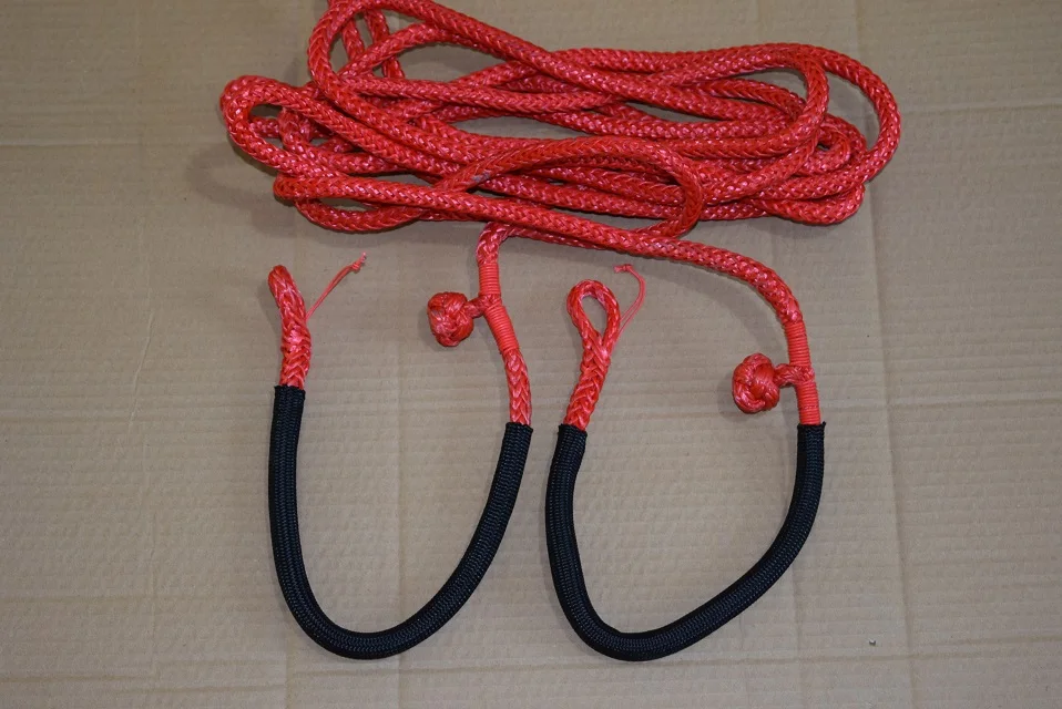 

3/8"*25ft Winch Rope Extension with Soft Shackles,Synthetic Rope,Rope for Off-road ATV UTV