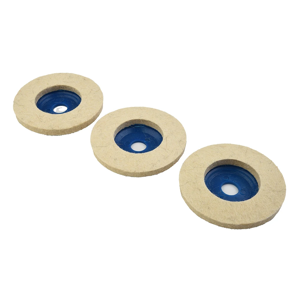 

For 100 Angle Grinder Wool Polishing Wheel Buffing Felt Disc Grinding Stainless steel Buffers Polishers Pads 3x