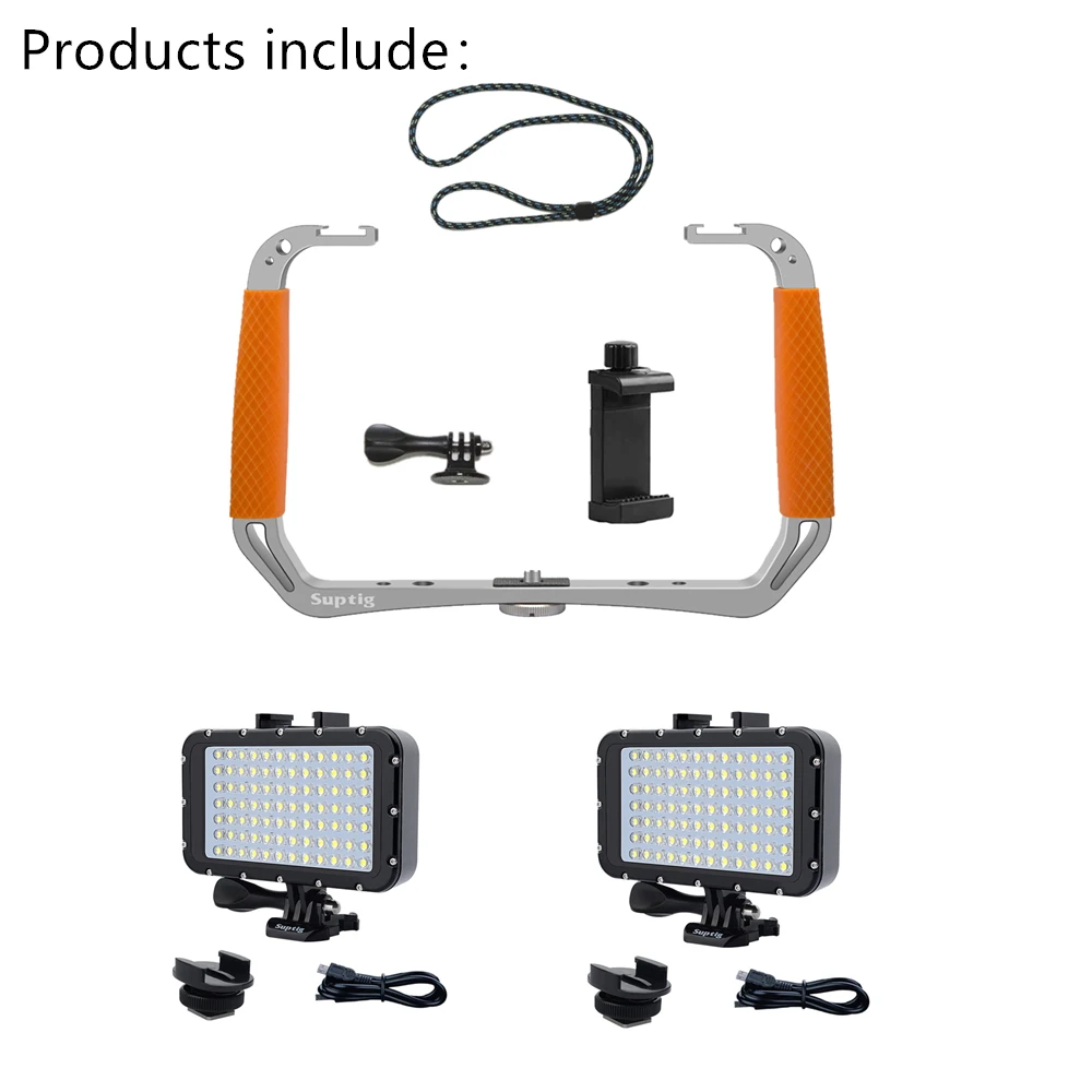 Stick Action Cam Impermeabile Suptig Dive Rig Per Action Camera