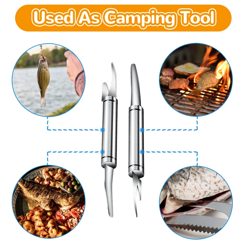 Shrimp Peeler 6 in 1 304 Stainless Steel Multifunction Tool