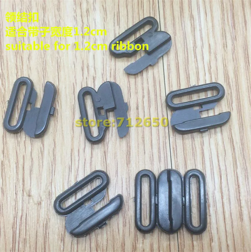 Bowtie 버클 100 개/몫 블랙 색상 1.2cm 리본에 적합