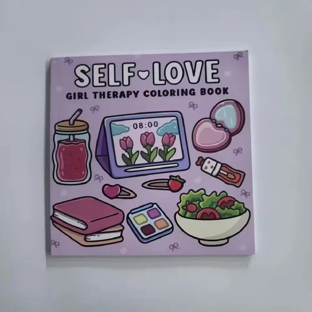 Self Love Coloring Book for Adults - 50 Bold & Easy Patterns, Stress Relief Art Therapy, Cute Gift for Women Girls