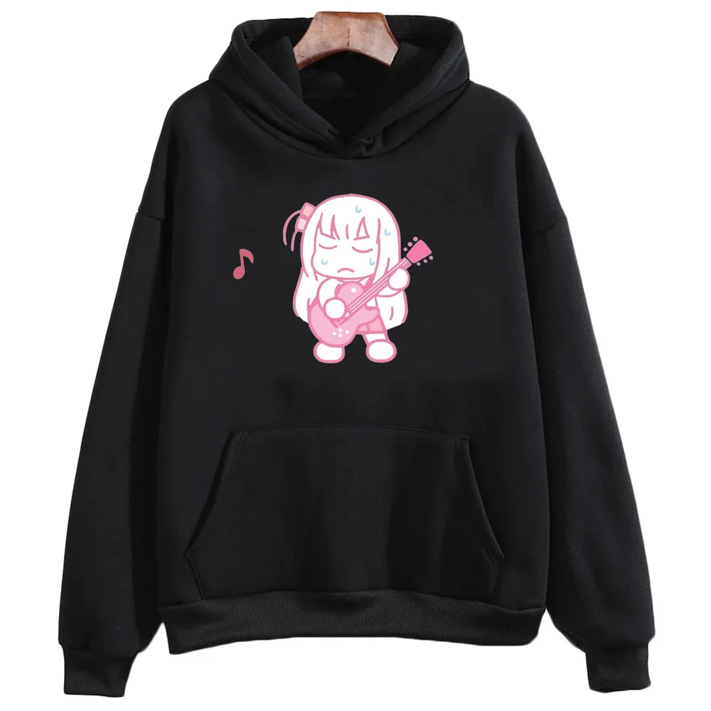 

Hitori Gotou Bocchi the Rock hoodies women Winter anime 90s funny Hood women long sleeve top clothing