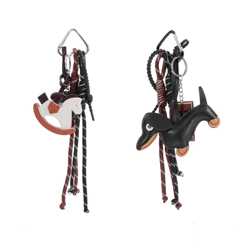 Braided Rope Bag Pendant High-grade Keychain Pendant Same Style Trojan Horse Pendant Suitable for Phone Bag Accessories