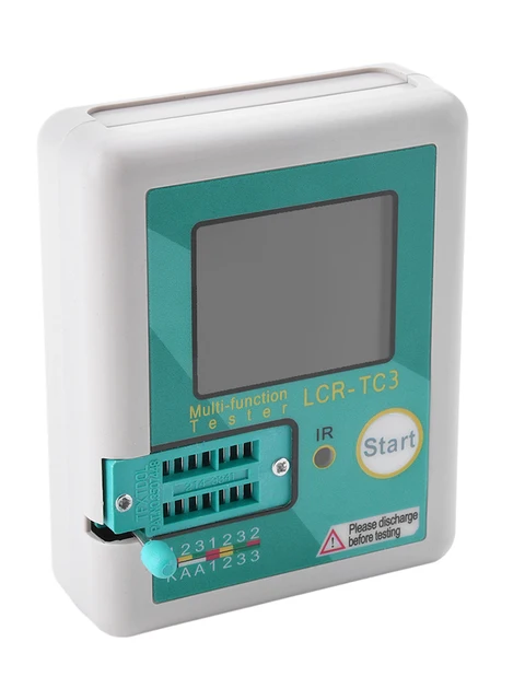 thumbnail image 2 of LCR-TC3 Transistor Tester - Multi-Function LCR Meter, Measures Capacitance, Resistance, Inductance, Battery Powered With LCD Display 2 of 11