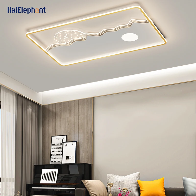 

Modern Creative Acrylic LED Ceiling Lights For Living Dining Room Bedroom Villa Kitchen Indoor Deco Lighting Fixtures AC 90-260V