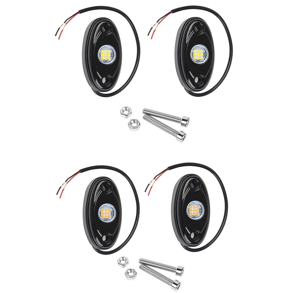 

1 Pair Yellow White Led Mini Underbody Lights Off Road 9W Suitable for Most Types of Cars Such As Sedan SUV Trucks etc