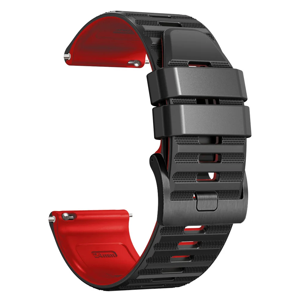 Enhanced Sports Silicone Smartwatch Band - Dynamic Fit & Comfort Design