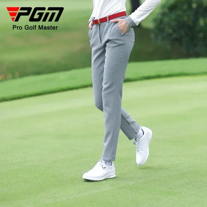 PGM Women's Golf Belt Korean Style All Match Belt Buckle 3 Colors Black Red White Microfiber Sports PD017