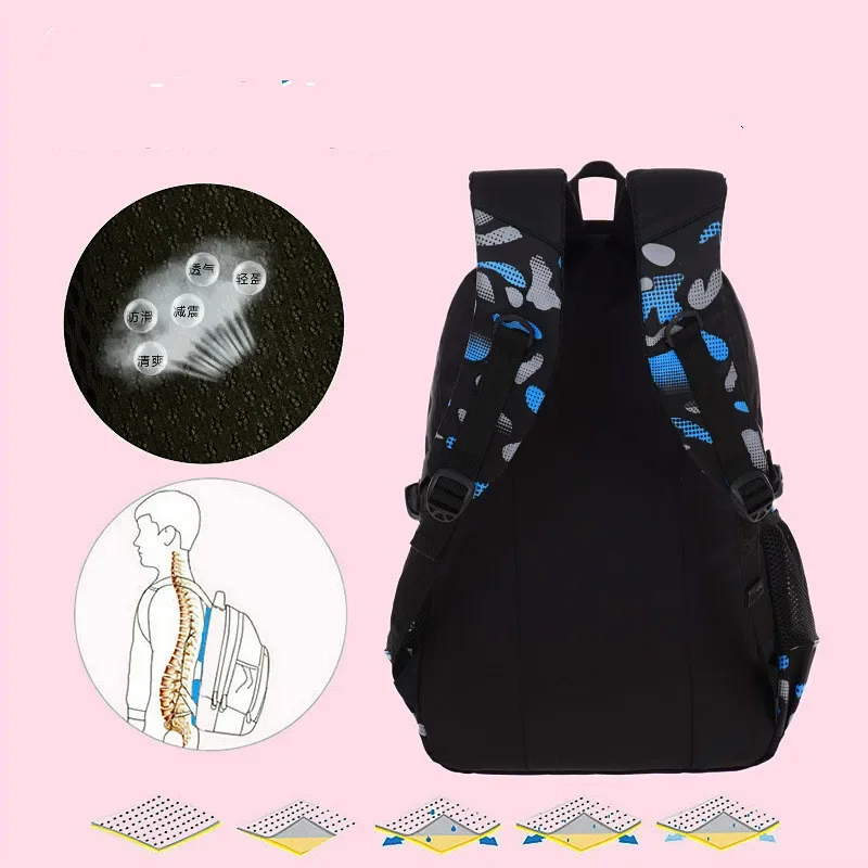 Kids backpack children School Bags For Boys orthopedic school Backpack Waterproof Primary Schoolbag book bag mochila infantil 4