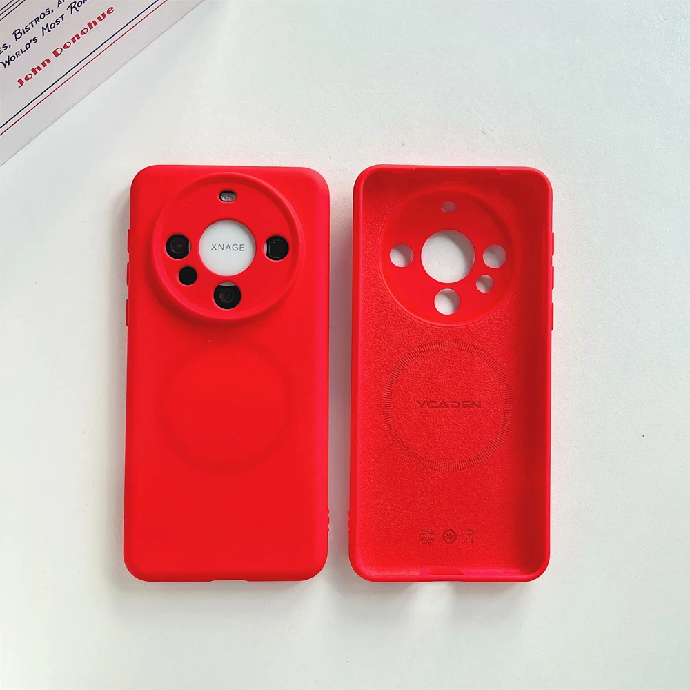 Luxury Liquid Silicone Magnetic Shockproof Case Cover
