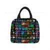Angry Geometry Dash Cooler Picnic Bag Fashion Lunch Bag School Food Insulated Dinner Bag Camping Travel Handbag 4