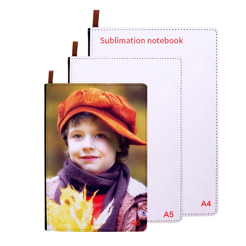 

Sublimation Blanks A5 Leather Notebook Cover with Inner Papers