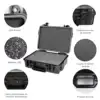 9 Sizes Waterproof Hard Case Box Storage Box Tool Organizer Tool Box Safety Equipment Case with Sponge Suitcase Tool Kit Case 3