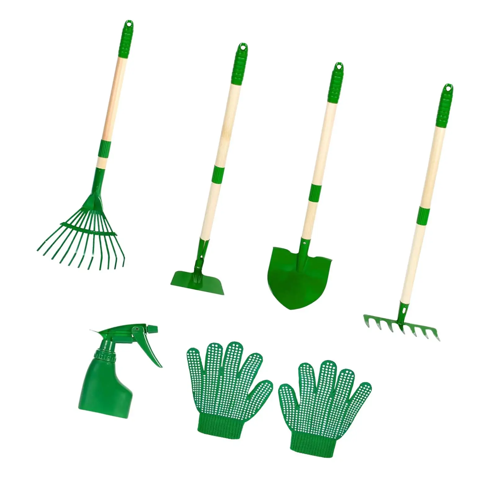 Planete Plante Set Di 3 Attrezzi Da Giardinaggio Per Bambini - Palette E Rastrello In Metallo - Gioco All'Aria Aperta Per Piccoli Giardinieri Dai 3 Anni - 2