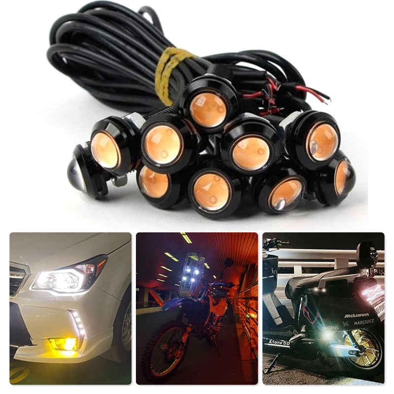 ̱  DRL LED ְ ,    ȣ, ڵ , 12V, 9W, 18mm, 23mm, 2 , 6 
