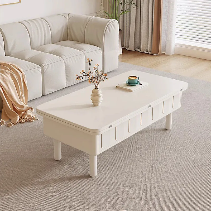 

Nordic Luxury Coffee Table Trau Modern White Living Room Mobile Coffee Table Small Mesa Lateral Stoliki Do Kawy Furniture