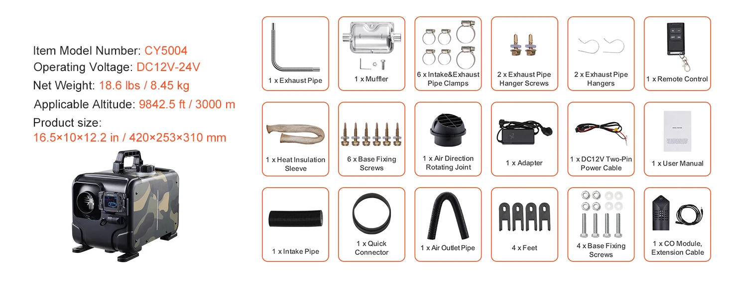 complete heater kit
