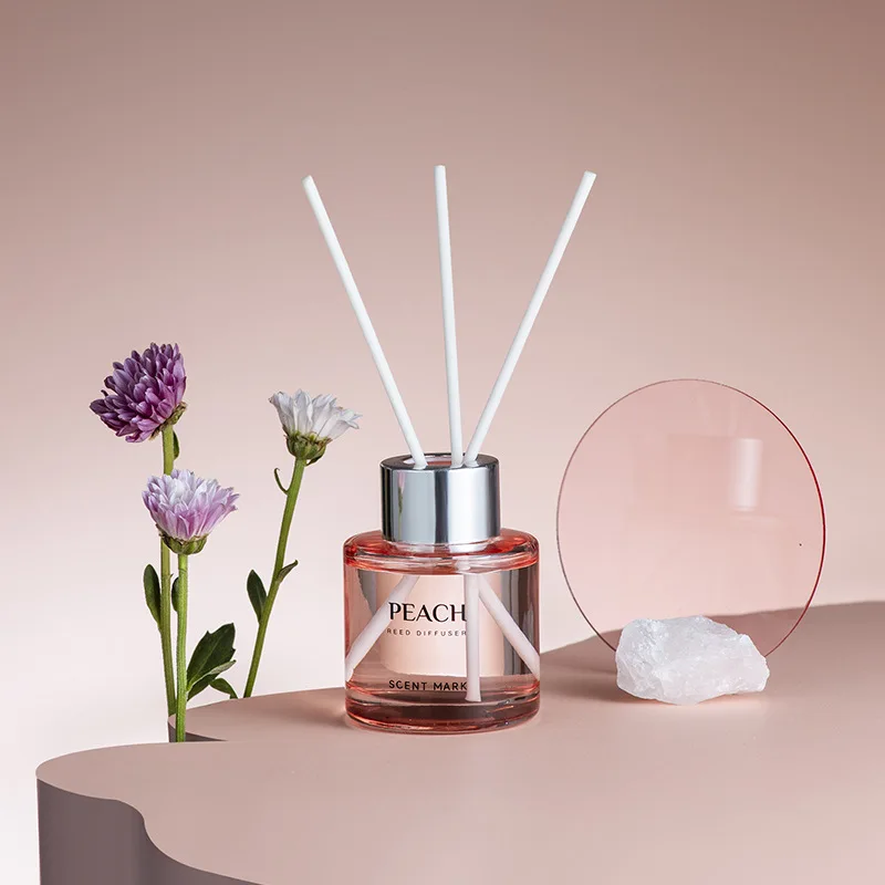 Luxurious 50ML Reed Diffuser with Essential Oils – Lavender, Rose, and Jasmine Fragrance for Hotel and Home Aromatherapy