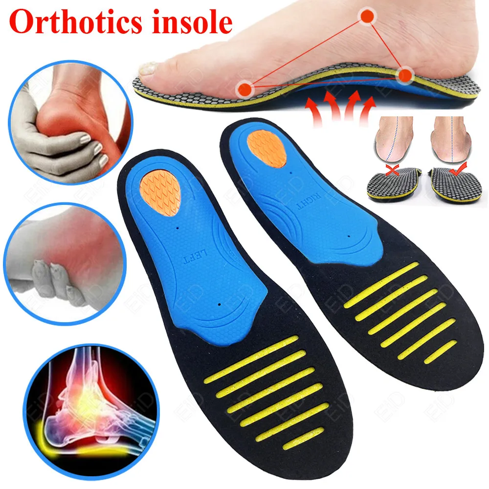 

3D orthopedic insole for flat foot High arch support Flat Feet Orthotic insole for plantar fasciitis Women Men Foot pain Unisex