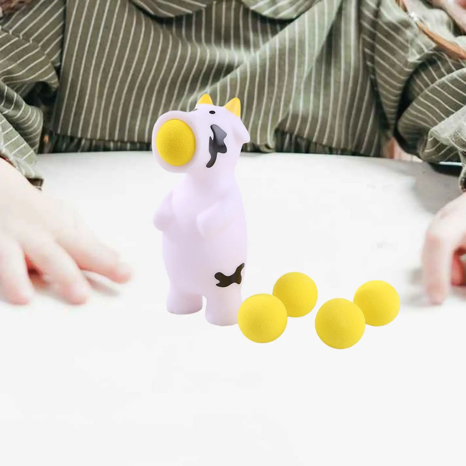 

Popper Ball Toys Activities Interactive Party Toys Squeeze Ball Toy for Children Holiday Gifts Party Games Kids Age 4~6 Prizes
