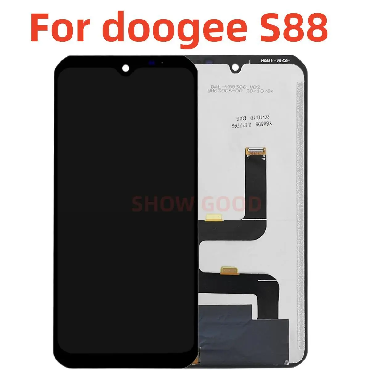 

6.3" Original For DOOGEE S88 Plus LCD Display + Touch Screen Assembly Replacement Doogee S88 PRO / S88Plus Phone LCD + Glue